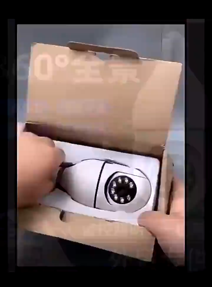 กล้องวงจรปิด กล้องรักษาความปลอดภัย กล้องอินฟาเรด กล้องถ่ายที่สูง ความละเอียดสูง 360° โคมไฟอัจฉริยะหมุนกล้องพาโนรามาไร้สาย Wifi กล้อง IP ระยะไกล