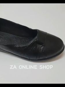 [ READY STCOK ] 8802 Bowling | Women Formal Shoe | Black PVC Shoe