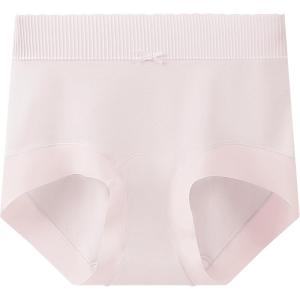 AIMO | กางเกงชั้นในทรงสามเหลี่ยมเอวกลางเอวสูงสำหรับผู้หญิง ผลิตจากผ้าโมดอล 100% ไร้ตะเข็บ ป้องกันแบคทีเรีย กางเกงชั้นในไร้ตะเข็บสำหรับผู้หญิง