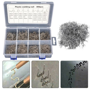 ลวดเย็บกระดาษเชื่อมพลาสติกสําหรับเครื่องเย็บกระดาษร้อนซ่อมเล็บสําหรับกันชนรถรอยแตกปืนเชื่อมอะไหล่ชุดเครื่องมือ