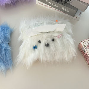 High-End Creative Living Room Car Mounted Tissue Box Storage Bag Toilet Bedroom Tissue Holder Decorative Paper Organizer