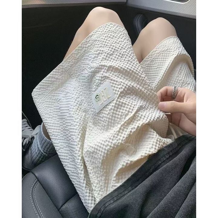 Quần Short Nam Ice Silk Mùa Hè Mỏng Rộng Rãi Năm Điểm Quần Dài Thường ...