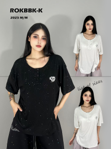 Shining Love Slim Fit Loose T-shirt for Street Dance