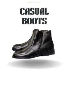 Casual Boots Double Zip Lock