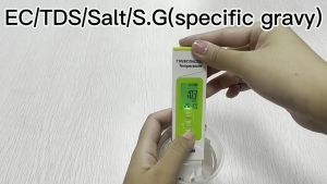 เครื่องวัดคุณภาพน้ำ วัดสภาพน้ำ วัดความเค็ม วัดสารแขวนลอย วัดความนำไฟฟ้า วัดความถ่วงจำเพาะ 5 in 1 (พร้อมส่ง มีประกัน) ส่งด่วน