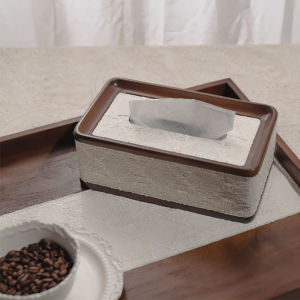 กระดาษทิชชู่สตางค์รูปม้าทรงไม้ดึงแม่เหล็กหรูหราสำหรับตกแต่งบ้านในห้องนั่งเล่นแบบยุโรป