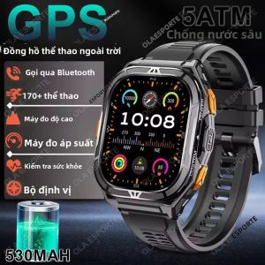 Đồng Hồ Thông Minh X5 AMOLED 5ATM GPS Chống Nước Với La Bàn GNSS Băng Tần Kép Thiết Bị Theo Dõi Thể Thao Quân Sự Dành Cho Nam Và Nữ