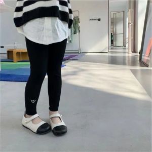 Girls Autumn Casual Pants Barbie Style Base Layer Pants Spring Autumn New Arrival Childrens Clothing Cotton Elastic Waist