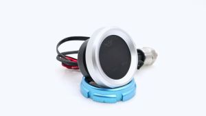 RYSJM | 0-1.00 Mpa 52MM Oil Pressure Gauge with Press Sensor 1/8NPT Red LED Light Digital Oil Press Meter Indicator for Car Truck 12V