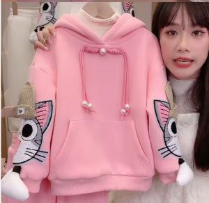 HF Fashionable Kid Suit Korean Style Breathable Boy Girl Cute Simplicity Two piece Sports Suit