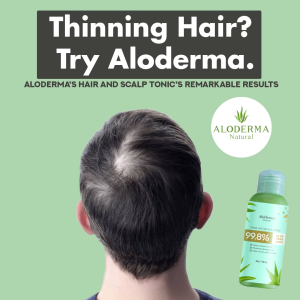 ALODERMA Aloe Vera Hair Revitalization Set - Scalp & Hair Care Kit with Shampoo 70% Pure Aloe Vera Conditioner 86% Pure Ale Vera Tonic99.8% Pure Aloe Vera & Hair Treatment 80% Pure Aloe Vera for Damaged and Color Treated Hair