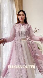 ELLORA Outer Tulle Bordir  By Ademin Co | Oversize Dress