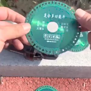 6 in 1 Diamond Cutting Disc Composite Multifunctional Saw Blade 100mm Ultra-thin for Ceramic Tile PVC Metel Wood Marble