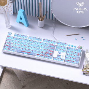 AULA | Bàn Phím Cơ Văn Phòng Đẹp cho Phụ Nữ Hỗ Trợ Thay Switch