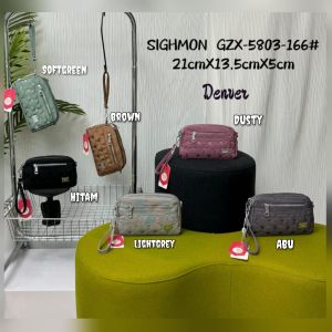 New Arrival Pouch/Tas Selempang wanita SIGHMON KANVAS ((2Tali)) SGH5803 3res