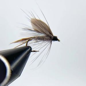 Bimoo 6 Cái 12 # Mồi Câu Ruồi Mềm Hackle March Brown Wet Nymph Với Phần Tai Thỏ Và Dây Đồng Dành Cho Câu Cá Hồi Và Cá Hồi Xám.