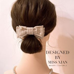 Kẹp Tóc Ngọc Trai Kiểu Pháp Cổ Điển Cho Phụ Nữ Phụ Kiện Tóc Hình Mỏ Vịt Kẹp Ngang Kẹp Tóc Phụ Kiện Tóc Cho Phụ Nữ