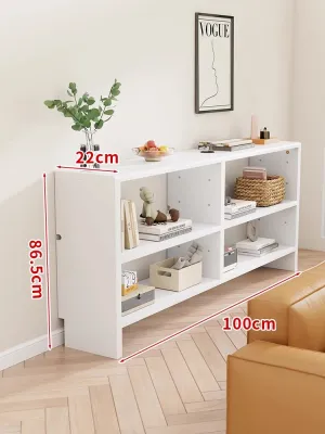 Ljxz | Space-saving Storage Rack Wooden Shelf