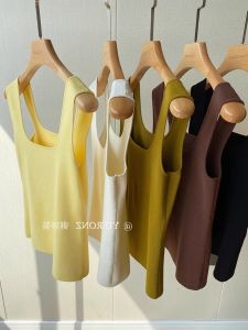 PEIXI | French Collar Short Cropped Top Slim Fit Summer