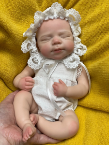 Aizwa1 Silicone Pascale Reborn Girl Series Can Open Mouth 13 Inch Bebe Silicone Reborn Doll For Children Birthday Gifts