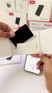 Micflip P05 Smart Anti Loss Card for IOS Global Positioning Card Finder (2.6 mm) Wireless Charging & MFi‑Certified l Smart Finder l Smart Card l Find my