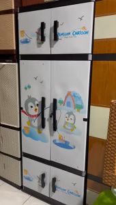 JUMBO Lemari Pakaian Plastik GANTUNG Sticker Orlando Mrs.Plast Miami MURAH