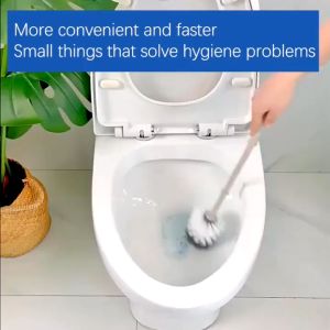 Pembersih Toilet Sekali Pakai / Spons Pembersih Toilet / Disposable Toilet Brush / Sikat Toilet Sponge Anti Lecet