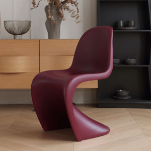 Original Designer Chair Nordic Style Casual Coffee Table Dining Chair Popular Internet Red Frame Material Resin Adult Suitable