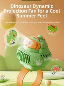 Leafless Fan Watch Mini Projector Portable Student Children USB Charging Cute Wristband Fan Compact Digital Accessory