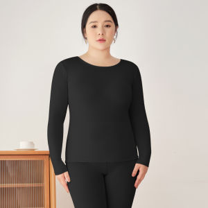 Slim Fit Thin Long Sleeve Womens Autumn Clothes Set Inner Wear Home Clothes Thermal Set Comfortable Underwear for plus Size