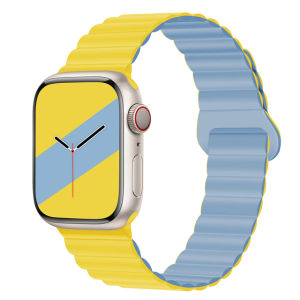 Magnetic Strap For Apple Watch Band 46mm 45mm 49mm 40mm 42mm 41mm Silicone Sport Bracelet iWatch Series Ultra 10 9 6 7 8 SE 44mm