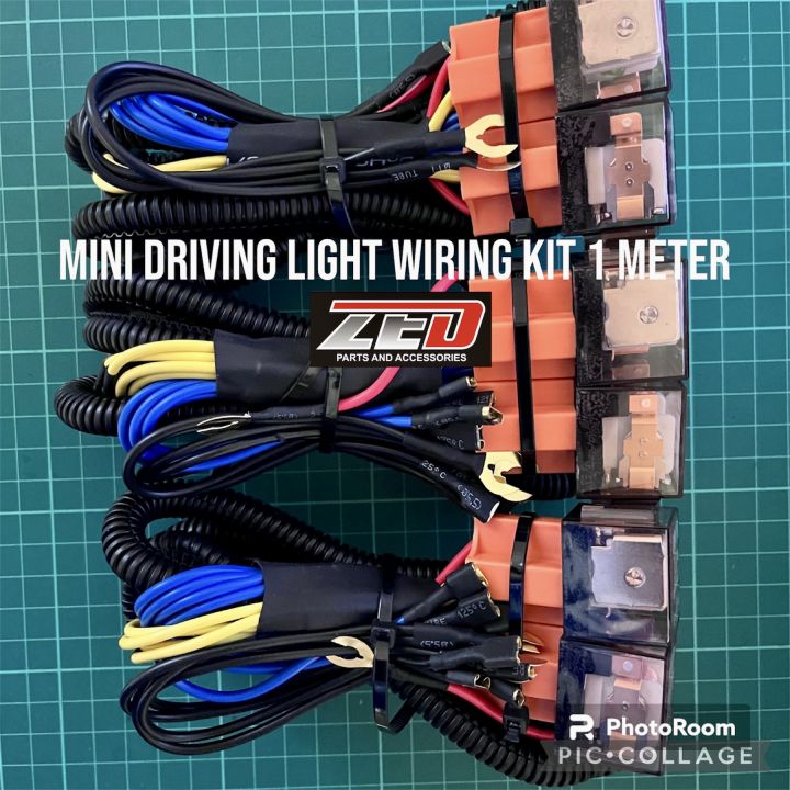 Mini Driving Light Wiring Kit 2-Relay-Fuse Combination (1) Set