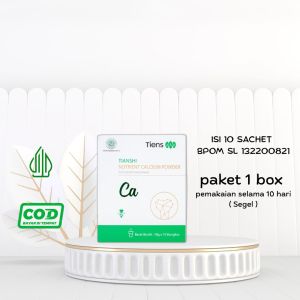 Kalsium Murni Untuk Saraf kejepit Tianshi Nutrient Calsium Powder 10 sachet