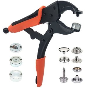 103/150PCS Stainless Steel Marine Grade Canvas and Upholstery Boat Cover Tent Snap Button Fastener Kit 15mm Screw Snap with tool