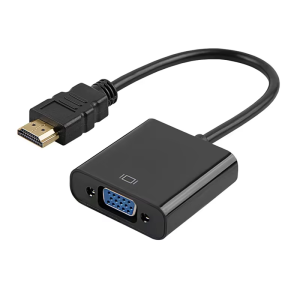 kebidumei | High Speed HDMI To VGA Adapter HDTV A Male To VGA Female Converter HDMI Scaler Video Cable Cord Converter For PC Laptop