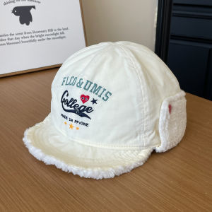 Thickened Warm Couples Baseball Cap Autumn Winter Love Embroidery Lamb Velvet Ear Protection Windproof Men Women Youth Cute Style