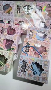 Cute Guka Stickers Set with Handcarry Birthday Party Gift Set for Kids 可爱贴纸手账咕卡手提套装