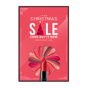 Elevator Advertising Custom Narrow Border Aluminium Openable Wall-mounted Poster Frame