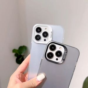 Ốp Lưng Cứng IPhone 14/ 14 Plus/ 14 Pro/ 14 Pro Max Iphone 15/ 15 Plus/ 15 Pro/ 15 Pro Max Iphone 12/ 12 Pro/ 12 Pro Max Lưng Màu Mờ Hạn Chế Ố Vàng Viền Dẻo TPU Chống Va Đập Có Gờ Bảo Vệ Camera