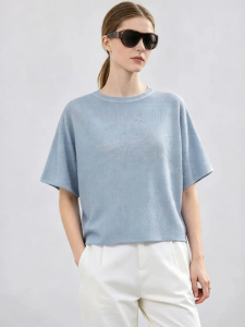 AMII | Womens Relaxed Breathable Knitted Blouse
