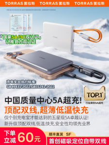 TORRAS | Portable with Dual Cables Airplane-Ready Power Bank 20000mAh