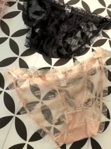 Q1741 Lucky panties Quần lót nữ voan lưới phong cách đáng yêu Braletteshousevn