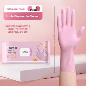 FURENJILI | Food Grade Durable Thick Rubber Latex Disposable Nitrile Gloves