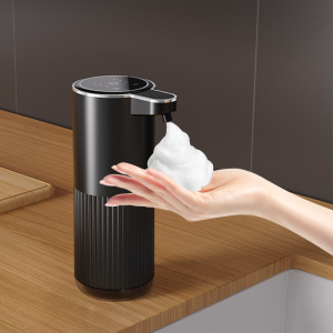 360ML Light Display Rechargeable 4-Gears Adjustable Foam/Gels Smart Infrared Automatic Sense Soap Dispenser For Kitchen Bathroom