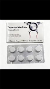 [J] 8Pcs/set Coffee Machine Espressos Device Descaler Tabs Espressos Machine Cleaning Tablets Cleaner Descaler Tablets For Home
