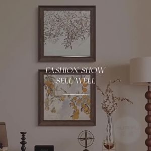 YERUI | French Retro Wall Art Wooden Frame