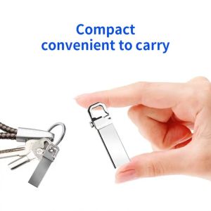 Pen Drive HP USB3.0 High Speed Rotating USB Flash Drive 1TB 2TB 128GB 256GB 512GB PenDrive Mental Drive Jump Drive Data Storage With Keychain and OTG