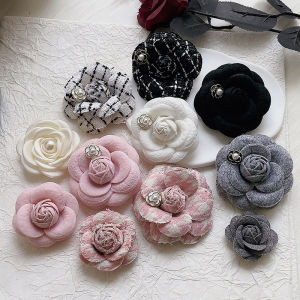 เข็มกลัดเสื้อสเวตเตอร์ดอกชาติชายาคุณภาพสูงสำหรับผู้หญิง เข็มกลัดเสื้อสูท เข็มกลัดเสื้อโค้ท เครื่องประดับแฟชั่น