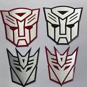 3D Biểu Tượng Biến Hình Dán Xe Hơi Decepticon Autobots Logo Đuôi Decal Nhôm Xe Máy Ô Tô Phụ Kiện Hình Học Mát Mẻ Huy Hiệu