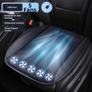 Suitu | Summer Use Ventilated Cool Seat Pad with USB Fan
